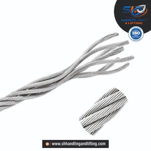 6x19 Ungalvanized Steel Core Wire Rope Cable For Construction <b>Hardware</b> Industrial Applications And General Cable Use - Product Image 2
