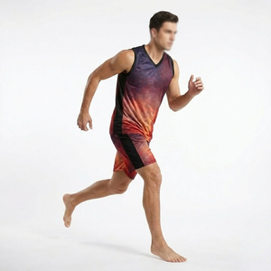 Conjunto de Camiseta y Pantalones Cortos de Baloncesto, Producción Personalizada de Fábrica - Product Image 3