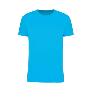 Custom Men's Polyester/Cotton 400gsm Silk Screen <b>Printed</b> Blank Design Soft Breathable Fitted Sports T-Shirt - Product Image 5