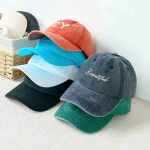 หมวกเบสบอลปักลายตามสั่ง 6 แผง ปรับขนาดได้ ผ้าเดนิม ใส่ได้ทั้งชายหญิง สไตล์ลำลอง มีหลายสีให้เลือก - Product Image 3
