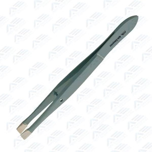 Pinzas Inclinadas para Depilación de Cejas, de Acero Inoxidable, Ecológicas, Reutilizables, para Salón de Belleza Facial - Product Image 4