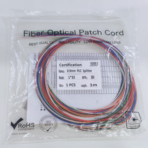 Divisor Óptico PLC de Fibra Monomodo 1*32 G657A de Alta Calidad, 1m de Longitud, Revestimiento LSZH de 0.9mm, sin Conector, para Empalme de Fibra - Product Image 5
