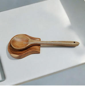 Soporte de descanso de cuchara de madera rectangular ecológico para Decoración de mesa de cocina para Año Nuevo chino - Product Image 1