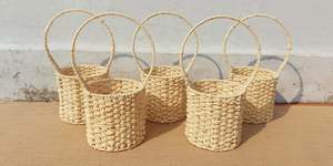 Modern Home Decor High Quality <b>Plastic</b> Rattan Fruit Storage <b>Basket</b> with Serving Tray for Wedding and Kitchen Use - Product Image 3