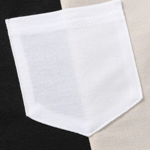 เสื้อโปโลชาย แขนสั้น ทรงปกติ ดีไซน์กระเป๋าแบบถัก สีตัดต่อ สไตล์ลำลอง - Product Image 6