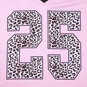 Nouveauté, maillot de sport athlétique en maille légère de haute qualité, sublimation, hip-hop, pour femmes et hommes, maillot de football américain, t-shirt - Product Image 3