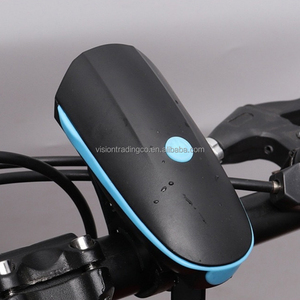 Prezzo di fabbrica Led anteriore bicicletta luci con <span class=keywords><strong>clacson</strong></span> ricaricabile faro bicicletta accessori - Product Image 3