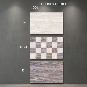 Vistaar 200x300mm Digital Ceramic Glossy Glazed <b>Wall</b> Tiles Golden Color Waterproof Design For Modern Home - Product Image 2