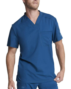 Ensembles de blouses médicales de luxe unisexes pour hôpital, 100 % coton, détection des aiguilles, fusion sans couture - Product Image 1