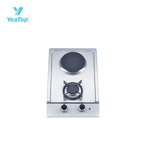 Table de cuisson électrique 2 brûleurs en acier inoxydable encastrable, prix direct usine, commande en gros, service OEM - Product Image 2