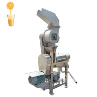 Cold Press Slow Commercial Fruit Juice Screw Extractor Machine with Motor High Efficiency Stainless Steel 1.5KW