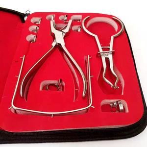 Universal Dental Rubber Dam Kit with Complete Isolation Instruments Rubber Dam <b>Frame</b> Punch <b>Clamp</b> Forceps Assorted <b>Clamps</b> - Product Image 1
