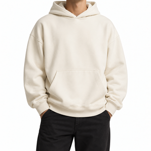 Sudadera con Capucha Extra Grande para Hombre, Ropa Casual Urbana, Tejido de Algodón Cálido, Sudaderas de Invierno, Ropa Casual de Moda - Product Image 1
