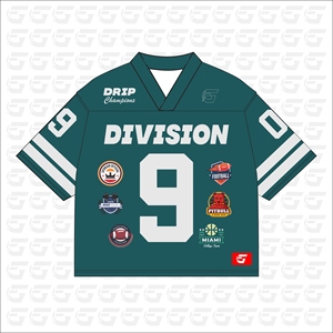 Jersey de Fútbol Americano Personalizado, Uniforme de Equipo Sublimado, Jersey Deportivo Transpirable de Poliéster, Fabricante OEM, Venta al Por Mayor - Product Image 1