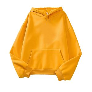 Sudadera con capucha para mujer, estampada, con efecto desgastado, bordado 3D, logotipo personalizado ODM, forro polar ecológico, cintura alta, manga larga, informal - Product Image 5