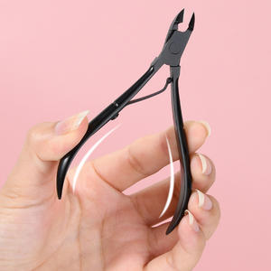 Cortauñas Profesional para Salón en Casa, Set de Manicura de Acero Inoxidable con Cuchilla Curva para Uso en Dedos de Bebé, Cortaúñas Negro 2026 - Product Image 6