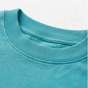 T-shirt léger à manches courtes délavé à l'acide pour femme – Respirant, en coton de qualité supérieure, style hip-hop décontracté et tendance - Product Image 4