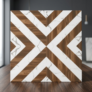 Carreaux de sol brillants pour chambre Matériaux de construction Marbre Carreau de porcelaine polie émaillée de haute qualité 400x400mm Céramique 16x16 pouces - Product Image 1