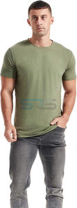 T-shirts vierges écologiques pour hommes en polyester/coton, coupe classique, respirants, tailles jeunes et adultes, vente en gros - Product Image 3
