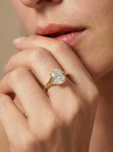 แหวนทองคำขาว 14K พรีเมียม งานหล่อแบบเจน สำหรับผู้หญิง สไตล์วินเทจ สำหรับงานแต่งงานหรือหมั้น ประดับเพชรแล็บทรงเรเดียนท์คัท น้ำหนัก 1.50 กะรัต คุณภาพ VVS ระดับบริลเลียนท์ - Product Image 6