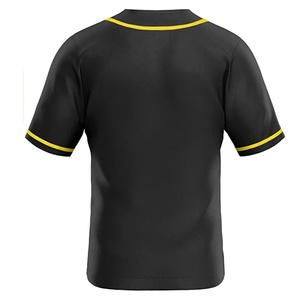เสื้อเบสบอลวินเทจสั่งทำขายส่ง แห้งเร็ว ระบายอากาศได้ดี พิมพ์ลายเรียบๆ  สำหรับผู้ใหญ่ ไซส์พลัส 100% - Product Image 3