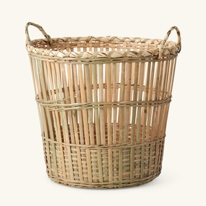 Panier de rangement de linge tissé en bambou de haute qualité, panier d'organisation de vêtements en gros fait à la main - Product Image 5