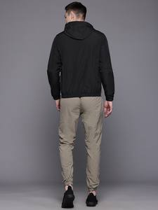 Verified Supplier Pakistan Nylon Jogging Suits <b>Windbreaker</b> Tracksuits Set <b>Black</b> with Custom logo Embroidery Patch Sweatsuits - Product Image 6