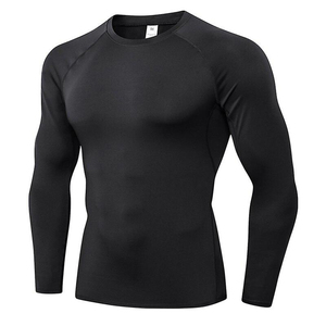 Camiseta de Compresión Premium de Manga Larga |   Ropa Deportiva UPF50+ Antibacteriana de Spandex/Poliéster |   Proveedor OEM de Ropa Deportiva Personalizada - Product Image 2