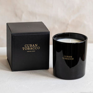 Bougie parfumée de luxe pour homme, verre noir mat, cire de soja naturelle, écologique, minimaliste, aromathérapie, cadeau haut de gamme, Ramadan, Diwali - Product Image 4