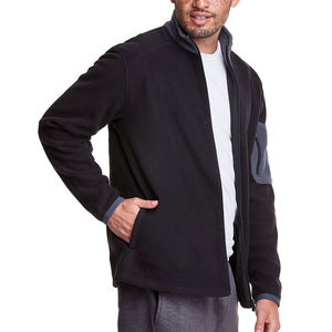 Veste polaire personnalisée pour homme, vêtements thermiques pour le camping et la chasse, polaire épaisse et chaude, col montant, poche zippée, OEM - Product Image 4