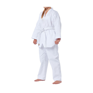 Tenues d'entraînement et de combat Kimono Gi pour Taekwondo, ensembles uniformes pour hommes et femmes, OEM ODM, extensibles, respirants, légers, séchage rapide, en coton. - Product Image 6