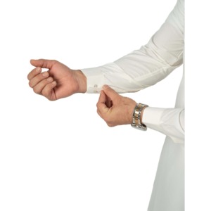 Factory Wholesale <b>Men's</b> Soft White Boski Cotton Salwar Kameez Long Embroidered Formal Button Fly Traditional <b>Men</b> Wear - Product Image 5