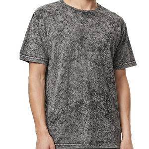 T-shirt délavé à l'acide de qualité supérieure pour hommes, léger, couleur personnalisée, t-shirt délavé à l'acide, vêtement décontracté pour hommes - Product Image 6