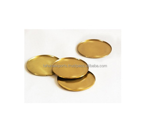 Attractive Price Classic Design Metal Coaster Premium Style Quality Wedding Table Decorative Wooden Coaster for Drinks - Product Image 3
