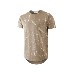 Camiseta de manga corta con cuello redondo y estampado de la Estatua de la Libertad para hombre, estilo urbano, estampado digital, tela jersey. - Product Image 5