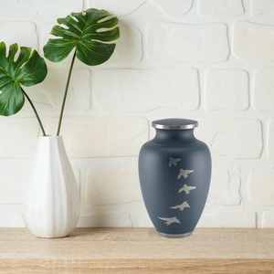 โกศบรรจุอัฐิรูปนกบิน ดีไซน์ทันสมัย ทำด้วยมือ สำหรับผู้ใหญ่ ทำจากโลหะอะลูมิเนียม ใช้สำหรับตกแต่งงานศพ อุปกรณ์เสริมโลงศพ - Product Image 3