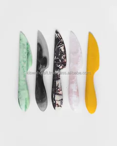 Juego de cubiertos de resina de lujo moderno hecho a mano, cuchillo para queso, tenedor y esparcidor, superventas para uso doméstico y decoración de mesa - Product Image 2