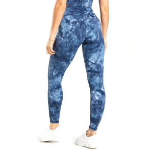Legging de sport pour femme en coton et élasthanne, taille haute, avec cordon de serrage, compression, écologique, séchage rapide, Haus Industries - Product Image 2