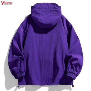 เสื้อแจ็คเก็ตแทร็คผู้ชายสีสันตามสั่ง สไตล์ลำลอง ใส่สบาย น้ำหนักเบา พรีเมียม ทรงหลวม ดีไซน์แบบ OEM ตามสั่ง - Product Image 5