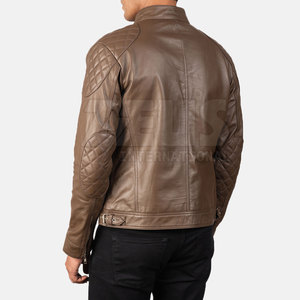 Wholesale Leather <b>Jackets</b> Customized Latest Best Quality <b>Men</b> Leather <b>Jacket</b> in Wholesale Price Custom Colors - Product Image 5