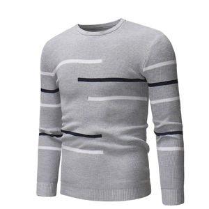 Men's Winter Knit Sweater 100% Cotton Pullover Casual Wear OEM Manufacturer Warm Anti-Wrinkle Breathable - Product Image 6