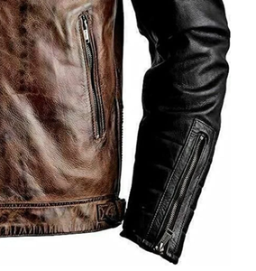 Veste de moto en cuir de vachette pour homme, design respirant, équipement de protection de haute qualité, vêtements de moto pour les pilotes Ducati - Product Image 2