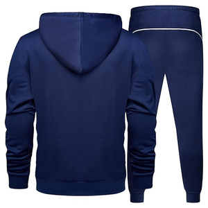 Conjunto Deportivo de Algodón para Hombre, Sudadera con Capucha y Pantalones Jogger, Ropa Casual para Correr y Uso Diario - Product Image 2