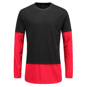 Wholesale Men's Raglan Sleeve Drop Shoulder Casual T-Shirts with Custom Logo Screen Printed 100% Cotton Jersey 200g Breathable - Product Image 3