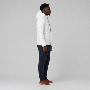 <b>Bubble</b> Waterproof Breathable High Street Coat 2026 <b>Top</b> Sale Front Puffer Jacket OEM Customized Canvas Hooded Men Winter - Product Image 5