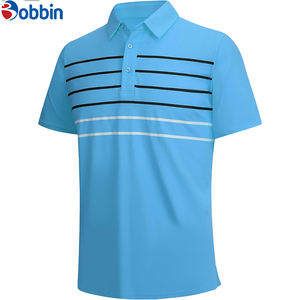 Colección de Verano, Nueva Camiseta Polo Moderna para Hombre, con Rayas y Logotipo Bordado Personalizado, Camisetas Polo Casuales para Hombre, Ropa Deportiva - Product Image 6