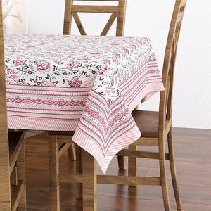 Mantel Rectangular de Algodón Hecho a Mano, Ecológico, Minimalista, con Estampado Floral, Lavable, para Mesa de Comedor, Decoración del Hogar, Lino de Cocina - Product Image 3