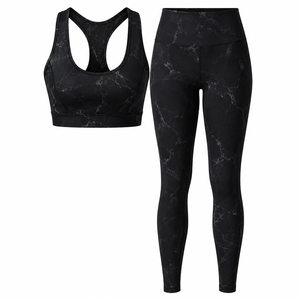 Conjuntos de Yoga de 2 Piezas, Ropa Deportiva, Ropa para Ejercicio, Gimnasio, Entrenamiento, Conjuntos de Yoga Sin Costuras, Servicios OEM, Conjuntos de Yoga al por Mayor - Product Image 5