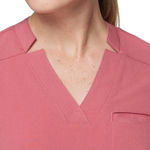 Ensemble de Blouses Médicales Personnalisables pour Femmes – Tissu Extensible 4 Directions, Coupe Ajustée, Uniforme d'Infirmière, Pantalon Jogger, Col en V, Tenue de Travail pour Hôpital et Médecin – Vente en Gros - Product Image 6
