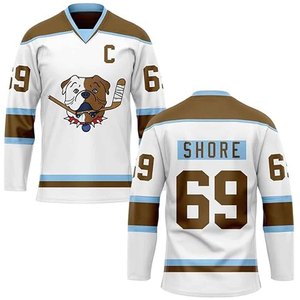 Maillot de hockey de sublimation de haute qualité, uniforme de hockey sur glace personnalisé pour équipe, en coton/fibre de bambou, anti-UV, broderie 3D pour homme, séchage rapide - Product Image 1